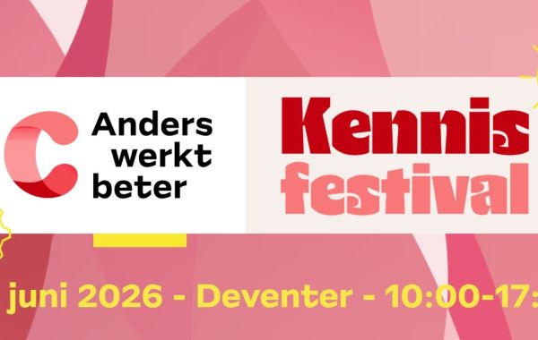 Logo Kennisfestival anders werkt beter