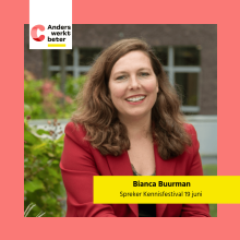 Bianca Buurman, spreker op Kennisfestival Anders werkt beter