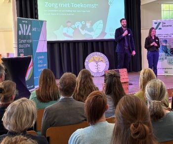 Jochem Bukman op het podium