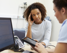 Patient in gesprek