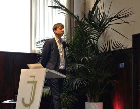 Joris Uges op het podium