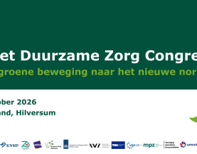 Aankondiging van Het Duurzame Zorgcongres