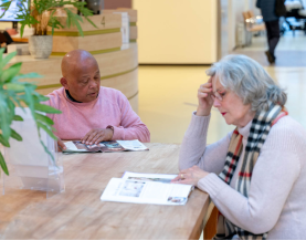 patiënten in wachtkamer